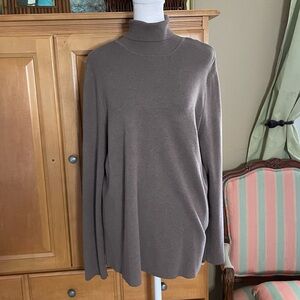 Chico's Brown Turtleneck - Chico's size 3
